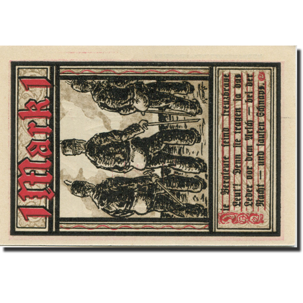 Banconote, Germania, Bochum, 1 Mark, Usine, 1921, 1921-11-01, SPL, Mehl:127.1