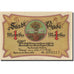 Banknote, Germany, Lüdge, 1 Mark, blé, 1921, 1921-02-16, UNC(63), Mehl:838.1