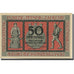 Banknote, Germany, Bielefeld, 50 Pfennig, personnage, UNC(63), Mehl:103