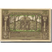 Banknote, Germany, Heisterbach, 75 Pfennig, Monument, 1921 UNC(63) Mehl:593.2