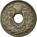 Moneta, Francia, Lindauer, 5 Centimes, 1922, Poissy, MB+, Rame-nichel, KM:875