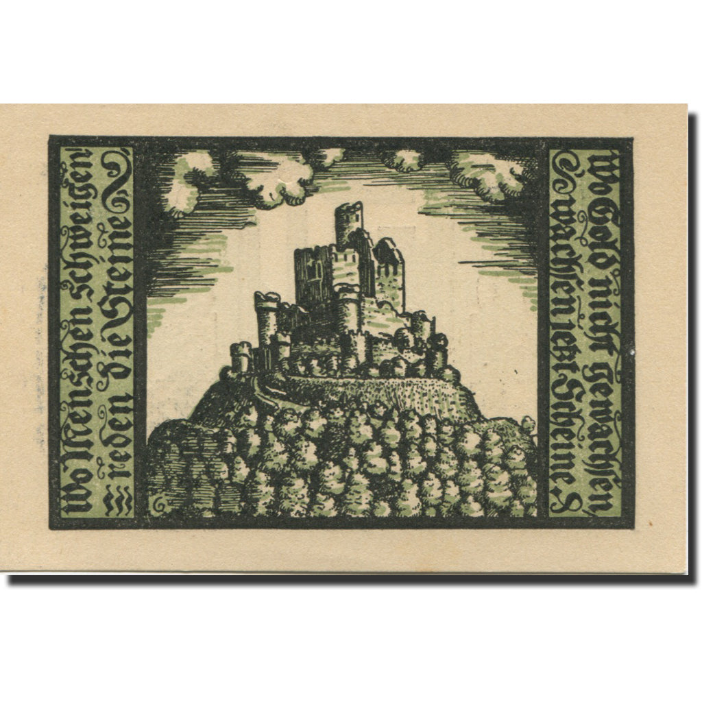 Banknote, Germany, Schaltau, 50 Pfennig, chevalier 1921 UNC(63) Mehl:1171.1