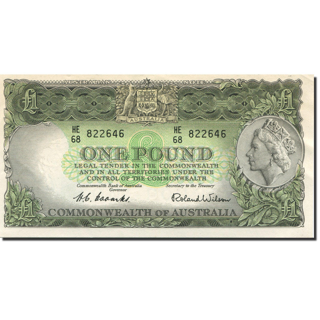 Australien, 1 Pound, Undated (1960-1961), AU 55, PMG