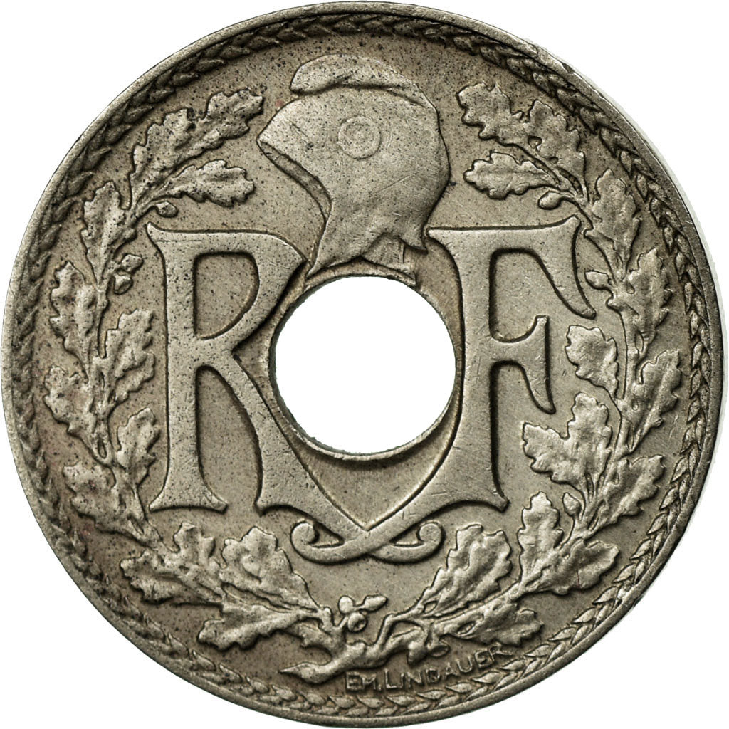 Coin, France, Lindauer, 5 Centimes, 1934, AU(50-53), Copper-nickel, KM:875