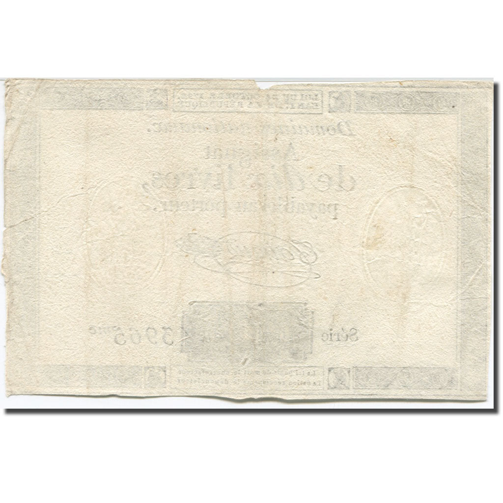 Frankrijk, 10 Livres, 1792, Taisaud, 1792-10-24, TTB, KM:A66a