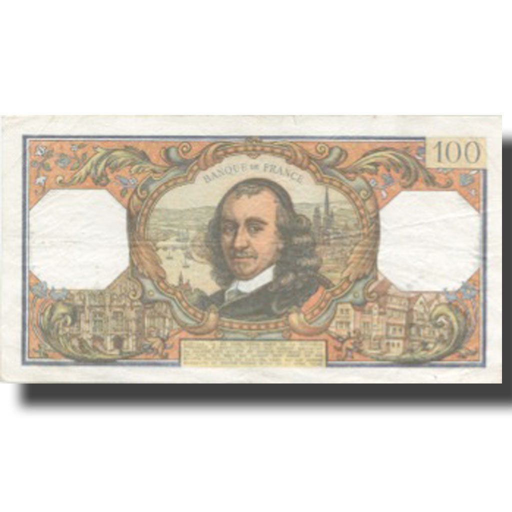 Francia, 100 Francs, Corneille, 1964, 1970-02-05, MBC, Fayette:65.30, KM:149c