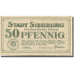 Banconote, Germania, Siegburg, 50 Pfennig, paysage, 1921 SPL Mehl:1225.3