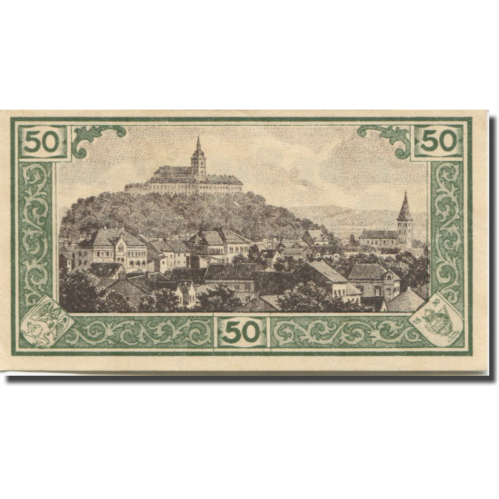 Banconote, Germania, Siegburg, 50 Pfennig, paysage, 1921 SPL Mehl:1225.3