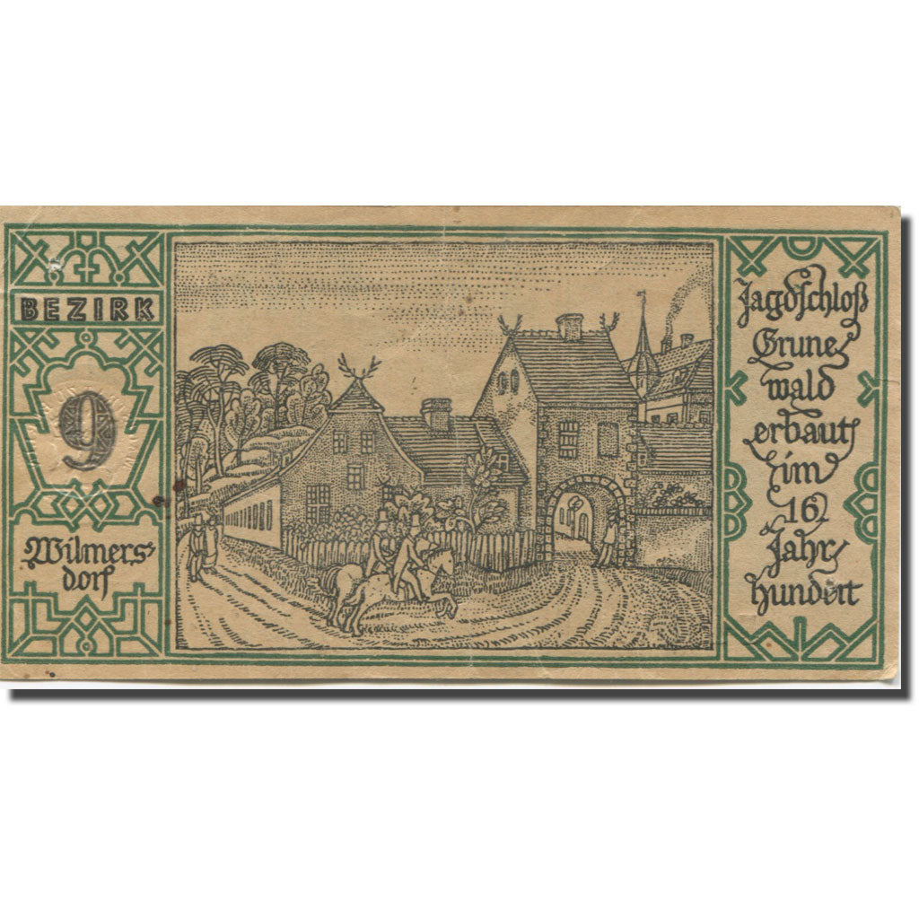 Banknote, Germany, Berlin, 50 Pfennig, ferme, 1921 EF(40-45) Mehl:FS 92.1
