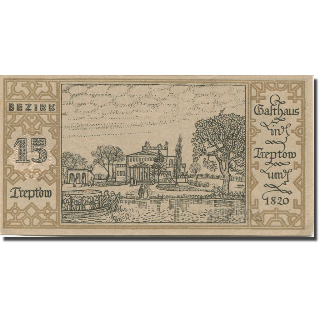 Banknote, Germany, Berlin, 50 Pfennig, parc, 1921-09-09, UNC(63) Mehl:FS 92.1