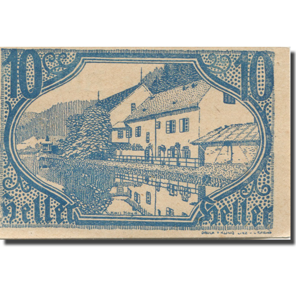 Banknote, Austria, Altaist, 10 Heller, ferme 1920-12-31, UNC(63), Mehl:F 23a1