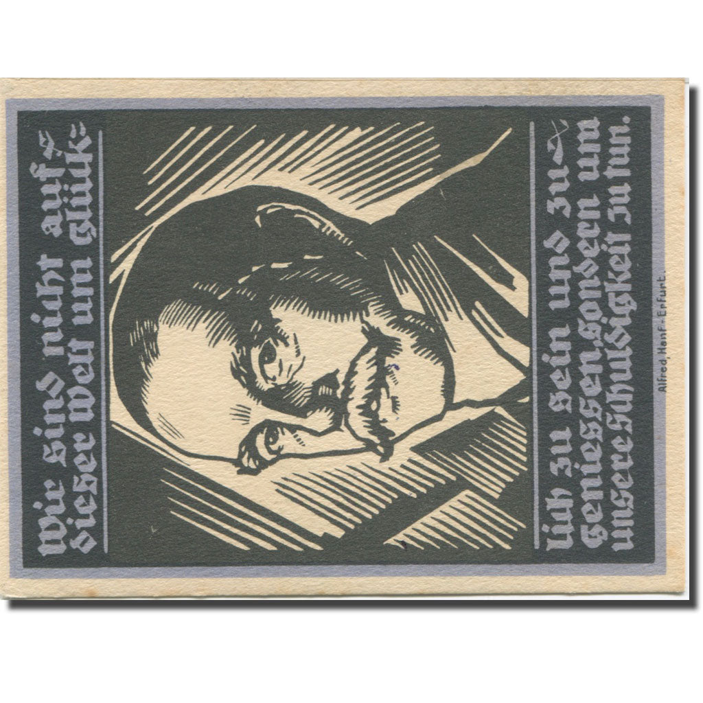 Banknote, Germany, Genthin, 1 Mark, personnage, 1921, AU(55-58) Mehl:419.2