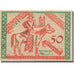 Banknote, Germany, Magdeburg, 50 Pfennig, chevalier, 1921, UNC(63), Mehl:857.1