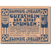 Banknote, Austria, Gmunden, 20 Heller, Blason, 1920 UNC(63) Mehl:FS 240IIa