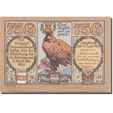 Banknote, Austria, Innsbruck, 75 Heller, aigle, 1920 UNC(63) Mehl:FS 412Ia
