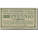 Banknote, Germany, Godesberg, 25 Pfennig, château, 1920, EF(40-45) Mehl:G 22.1b