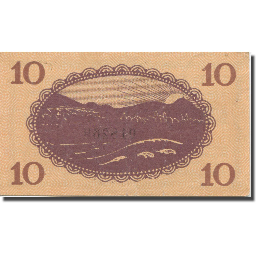 Nota, Alemanha, Godesberg, 10 Pfennig, paysage, 1920 AU(55-58) Mehl:G 22.1a