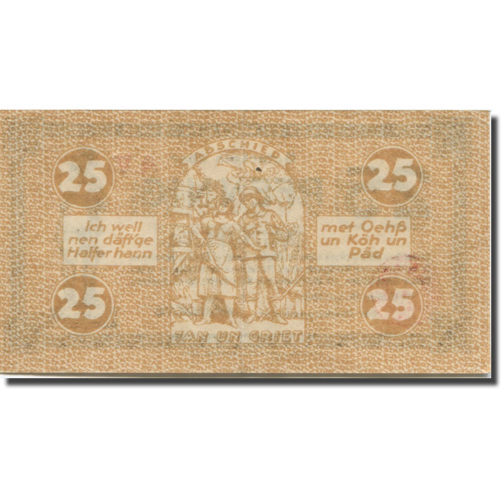 Banknote, Germany, Köln, 25 Pfennig, chevalier, 1921 AU(55-58) Mehl:K30.16b