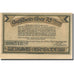Billet, Allemagne, Gernrode-Harz, 75 Pfennig, mairie, 1921 SPL Mehl:FS 423.2a