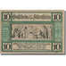 Banknote, Germany, Allenstein, 10 Pfennig, Usine, 1921, UNC(63) Mehl:13.2a