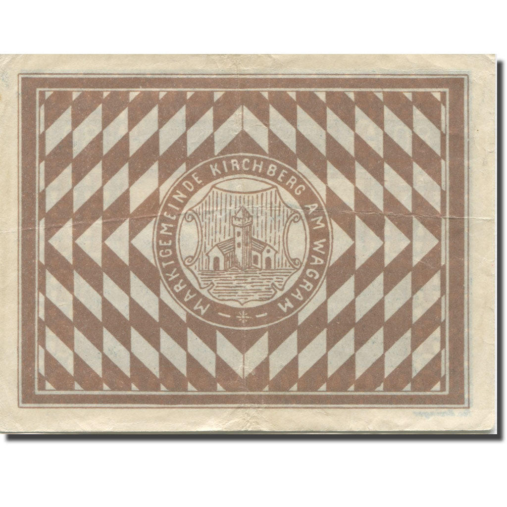 Banknote, Austria, Kirchberg, 80 Heller, Blason, 1920 EF(40-45) Mehl:439IIa