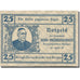 Banknote, Germany, Bad Wörishofen, 25 Pfennig, Eglise, 1921, UNC(63) Mehl:1449.1