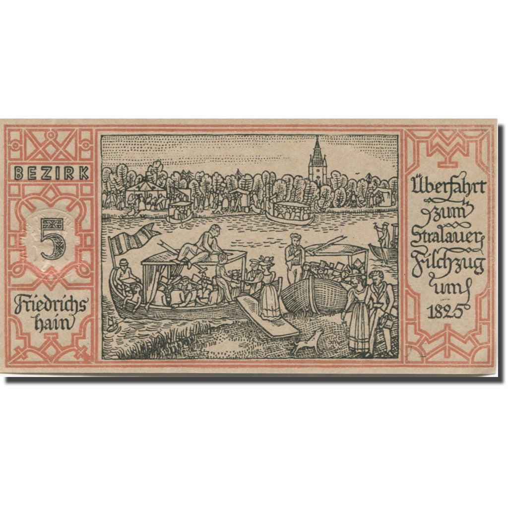 Banknote, Germany, Berlin, 50 Pfennig, fleuve 1921-09-09, UNC(63) Mehl:92.1