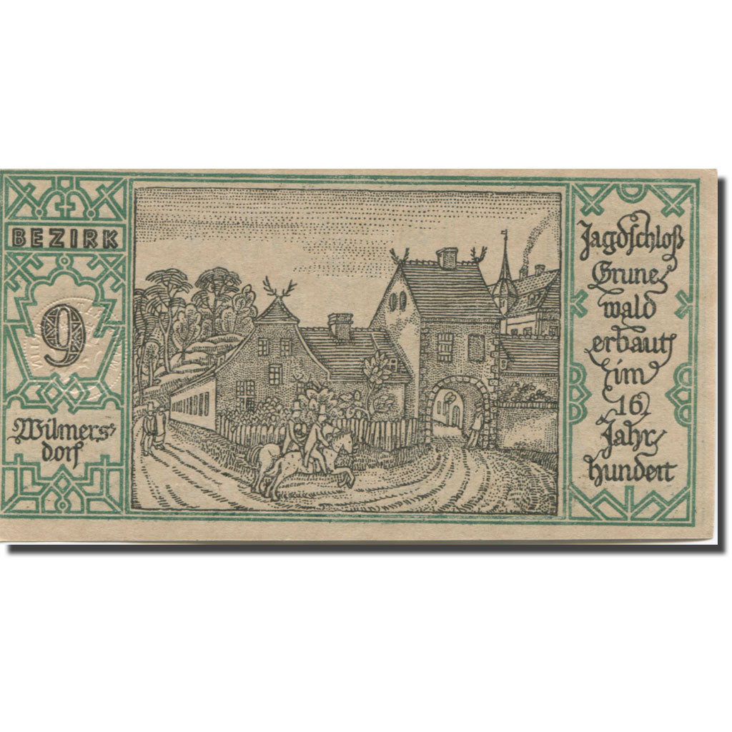 Banknote, Germany, Berlin, 50 Pfennig, ferme 1921-09-09, UNC(63) Mehl:92.1