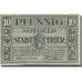 Banknote, Germany, Trier, 10 Pfennig, Blason 1920-06-01, EF(40-45) Mehl:T27.8