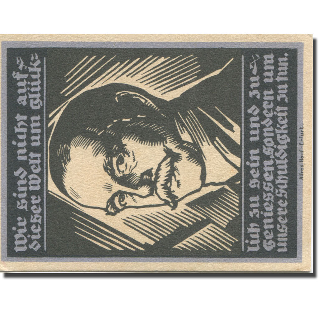 Banknote, Germany, Genthin, 1 Mark, personnage 2, 1921, AU(55-58) Mehl:419.2