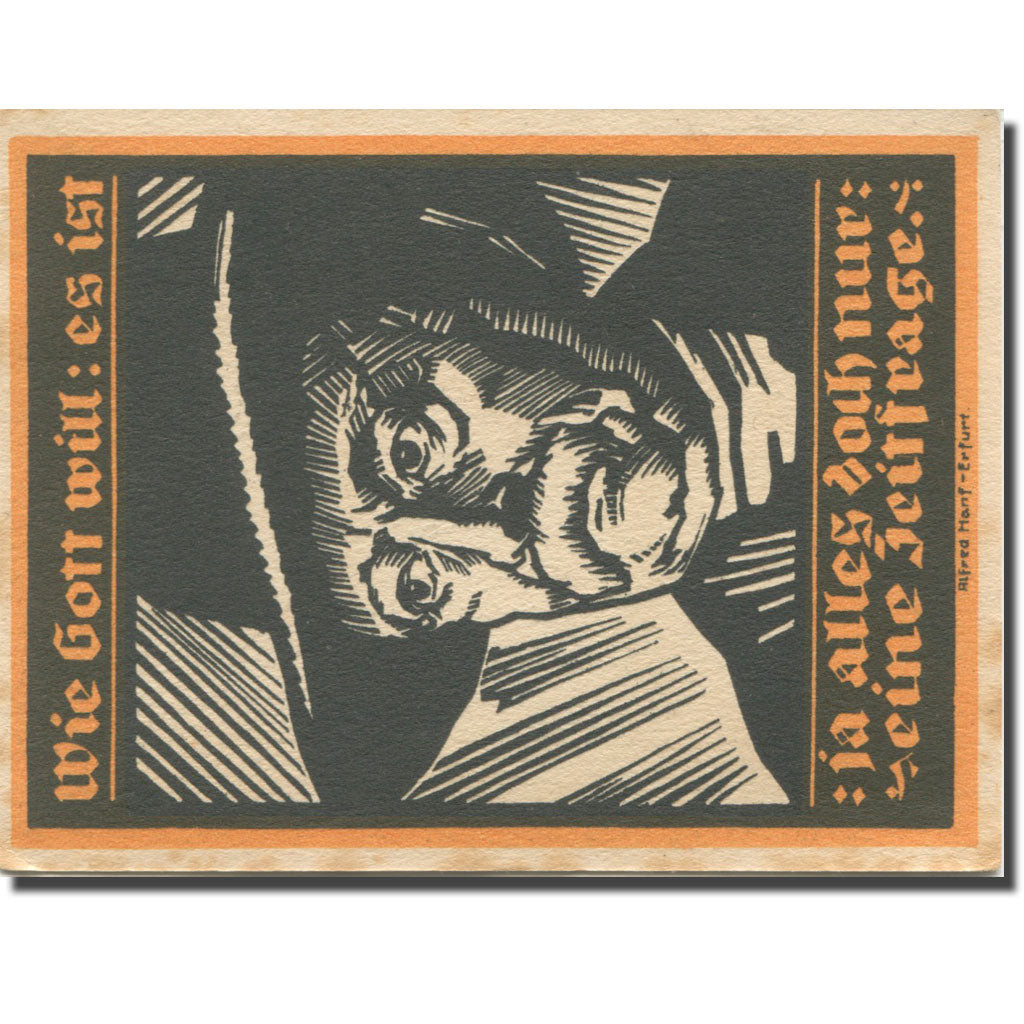 Banknote, Germany, Genthin, 2 Mark, personnage 3, 1921, AU(55-58) Mehl:419.2