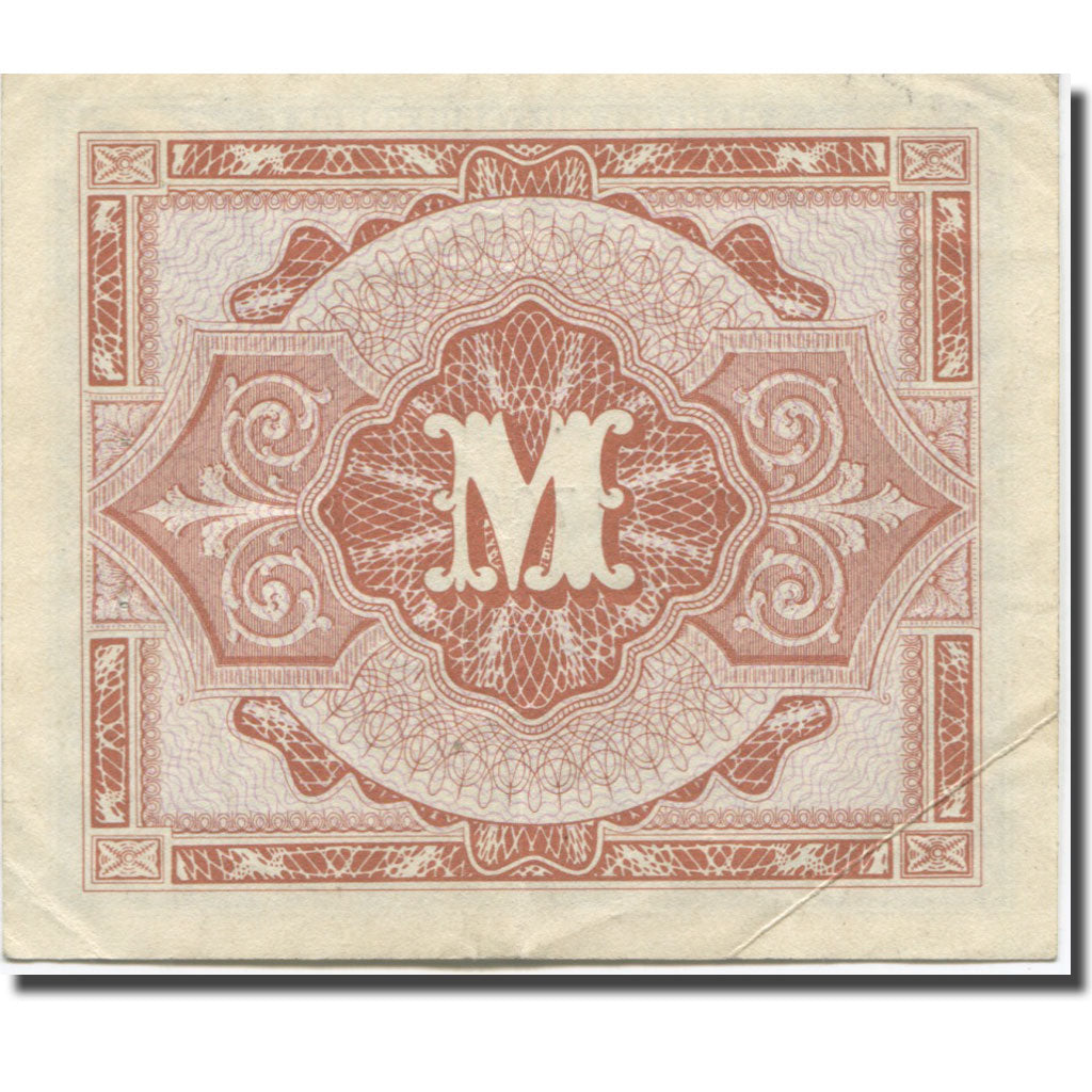 Banknote, Germany, 1/2 Mark, 1944, KM:191a, AU(50-53)