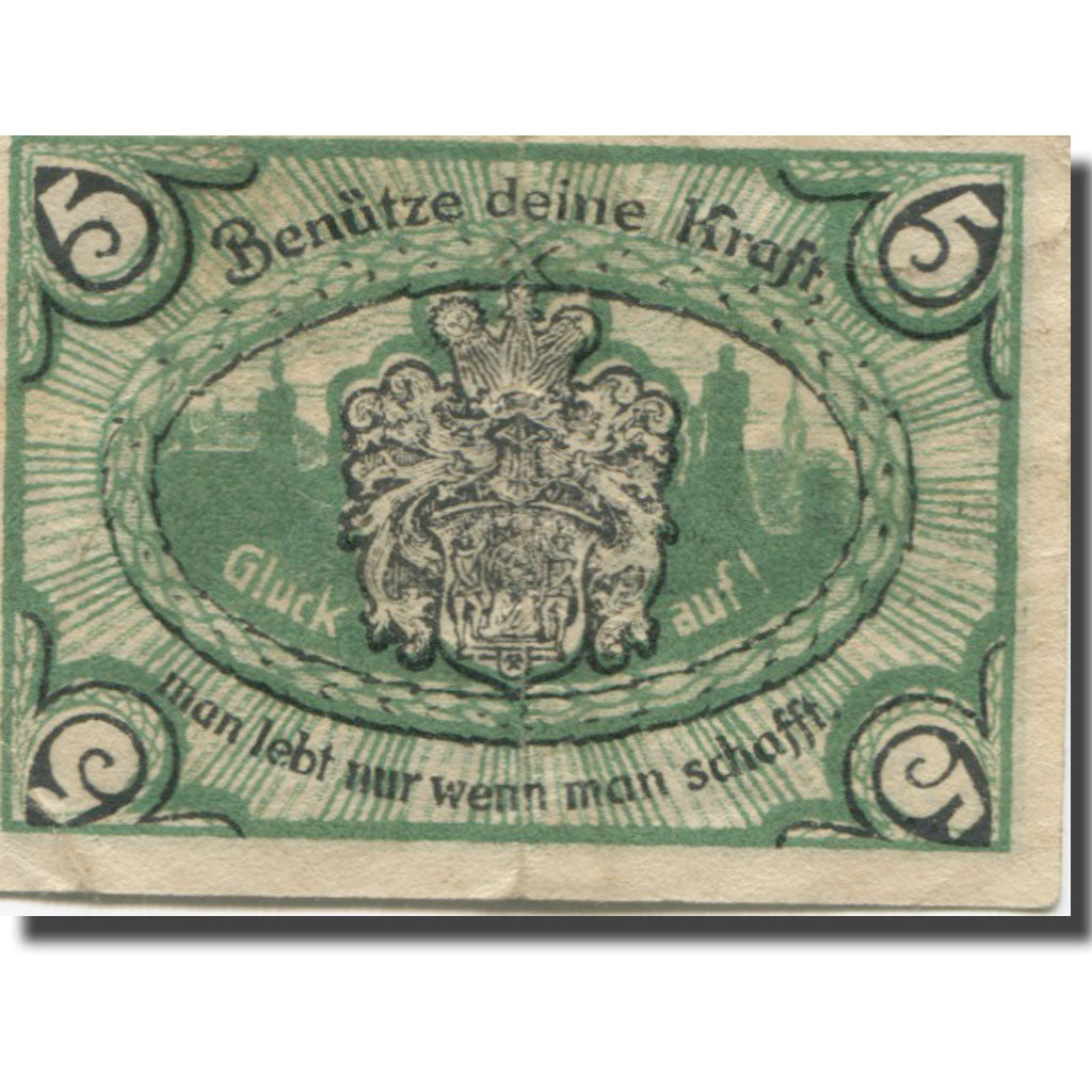 Banknote, Germany, Annaberg, 5 Pfennig, Blason, VF(20-25), Mehl:A19.5b