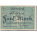 Banknote, Germany, Frankfurt, 5 Mark, Blason, 1919 EF(40-45) Mehl:152.02