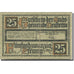 Banknote, Germany, Neusttetin, 25 Pfennig, Blason, 1919, VF(20-25), Mehl:382.1