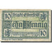 Banknote, Germany, Elberfeld, 10 Pfennig, Blason, 1920 EF(40-45) Mehl:E13.11