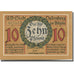 Banknote Germany Lindenberg 10Pfennig personnage 1919 AU(55-58) Mehl:L 47.4a