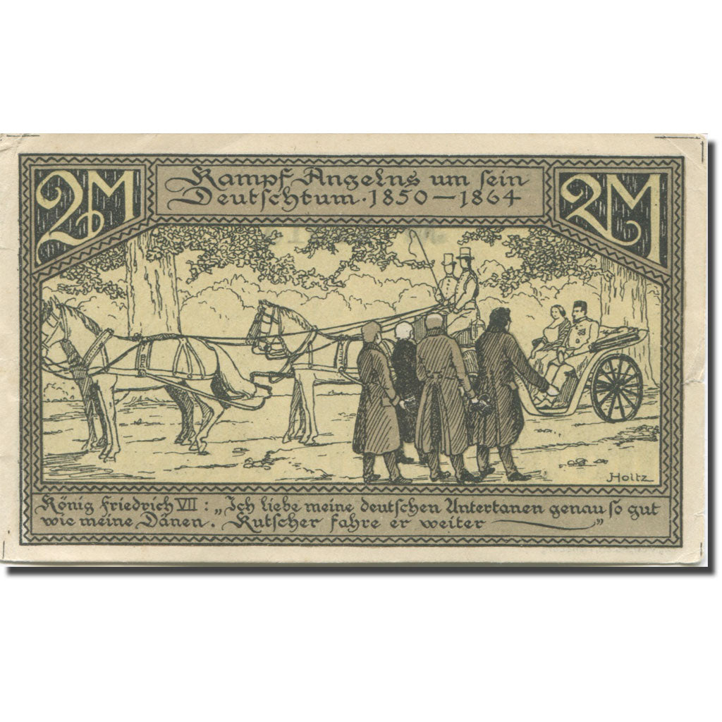Geldschein, Deutschland, Sörup, 2 Mark, personnage, SS+, Mehl:1231.2a