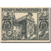 Banconote, Germania, Paderborn, 75 Pfennig, monument 3, 1921 SPL Mehl:1043.4