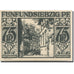 Banknote, Germany, Paderborn, 75 Pfennig, rue, 1921 UNC(63) Mehl:1043.4