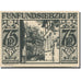 Banknote, Germany, Paderborn, 75 Pfennig, rue 2, 1921 UNC(63) Mehl:1043.4