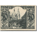 Banknote, Germany, Paderborn, 50 Pfennig, cathédrale, 1921 UNC(63) Mehl:1043.4