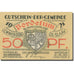 Banknote, Germany, Bordelum, 50 Pfennig, Blason 3, 1922 UNC(63) Mehl:143.1