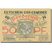 Banconote, Germania, Bordelum, 50 Pfennig, Blason 5, 1922-03-31, SPL Mehl:143.1