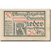 Banknote, Germany, Rieder, 50 Pfennig, tombeau 1, 1921 AU(55-58) Mehl:1122.2a
