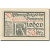 Banknote, Germany, Rieder, 50 Pfennig, roi 2, 1921 UNC(63) Mehl:1122.2a