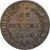 Haiti, 1 Centime, 1846/AN 43, Rame, SPL-, KM:25.1