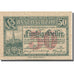 Banknote, Austria, Vienne, 50 Heller, château 1, 1921 UNC(63) Mehl:FS 1183IIf