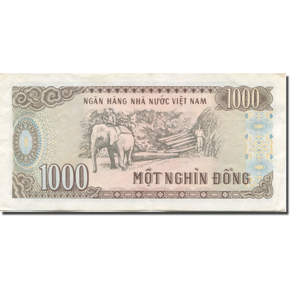 Banknot, Wietnam, 1000 D<ox>ng, 1988-1991, 1988, KM:106a, EF(40-45)
