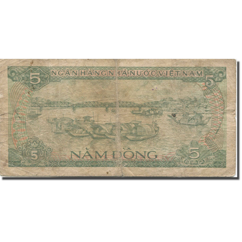 Geldschein, Vietnam, 5 Dông, 1985, 1985, KM:92a, SGE